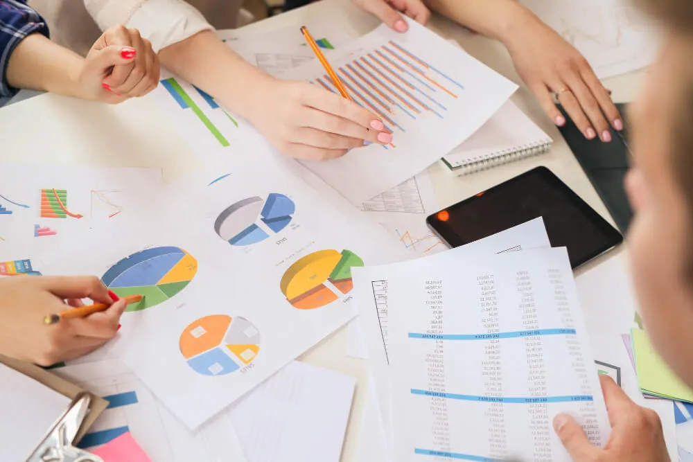 colorful charts diagrams