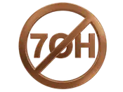 Metallic Copper delivery truck with map of the United States of America on the side