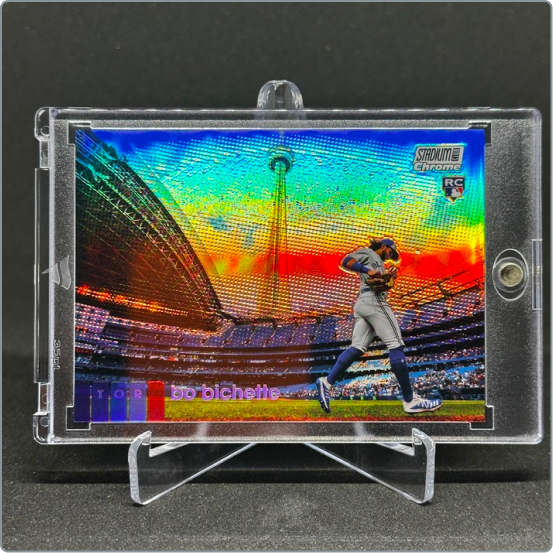 photograph of baseball card