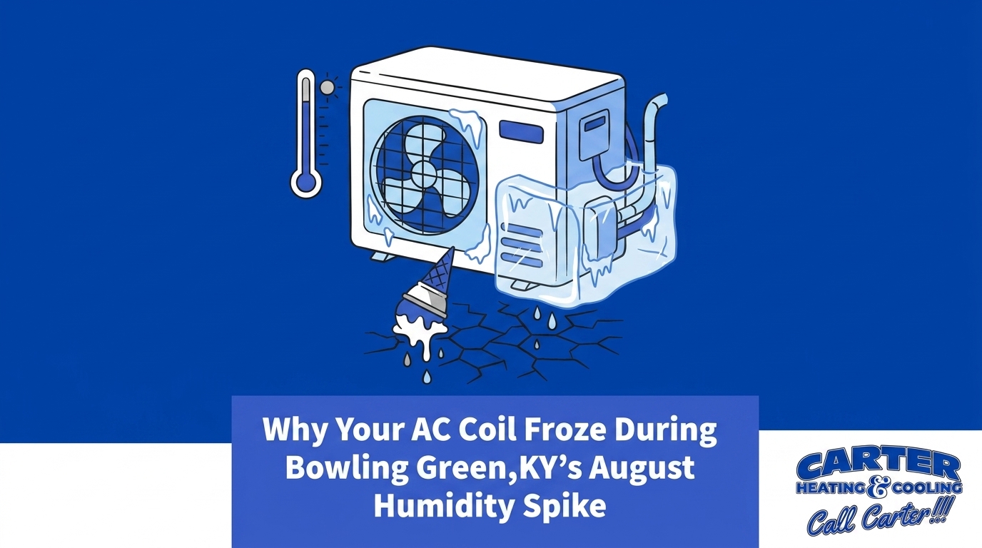 Why Your AC Coil Froze During Bowling Green's August Humidity Spike