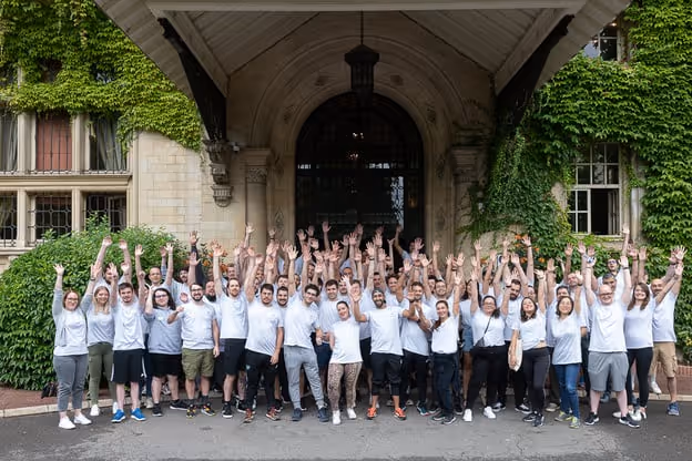SESAMmers gathered for a company retreat