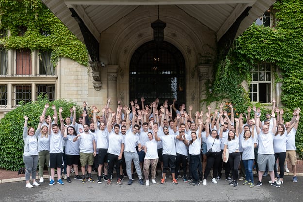 SESAMmers gathered for a company retreat