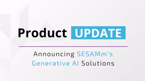 Announcing SESAMm Generative AI-1