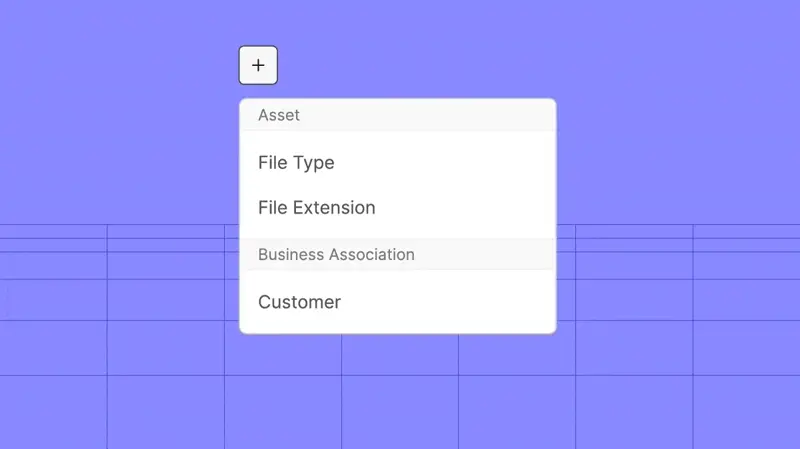 Animated graphic illustrating how Cyera provides business context for data assets