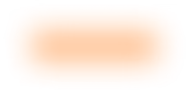 Bright orange rounded rectangular shape with a glowing effect on a black background.