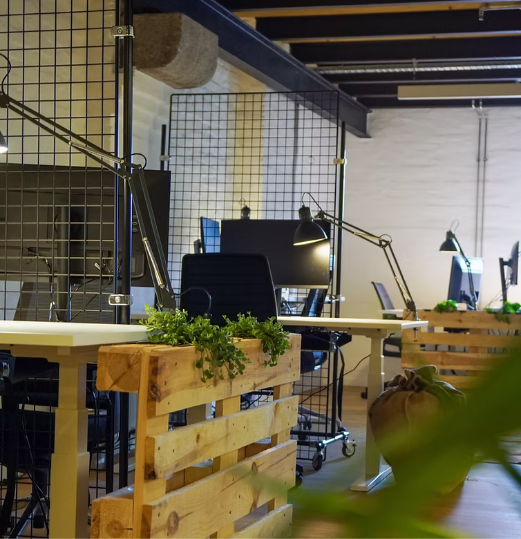 Image of a diverse team in a meeting (for an edtech)