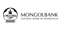 Mongolbank Central Bank of Mongolia logo with emblem and text.
