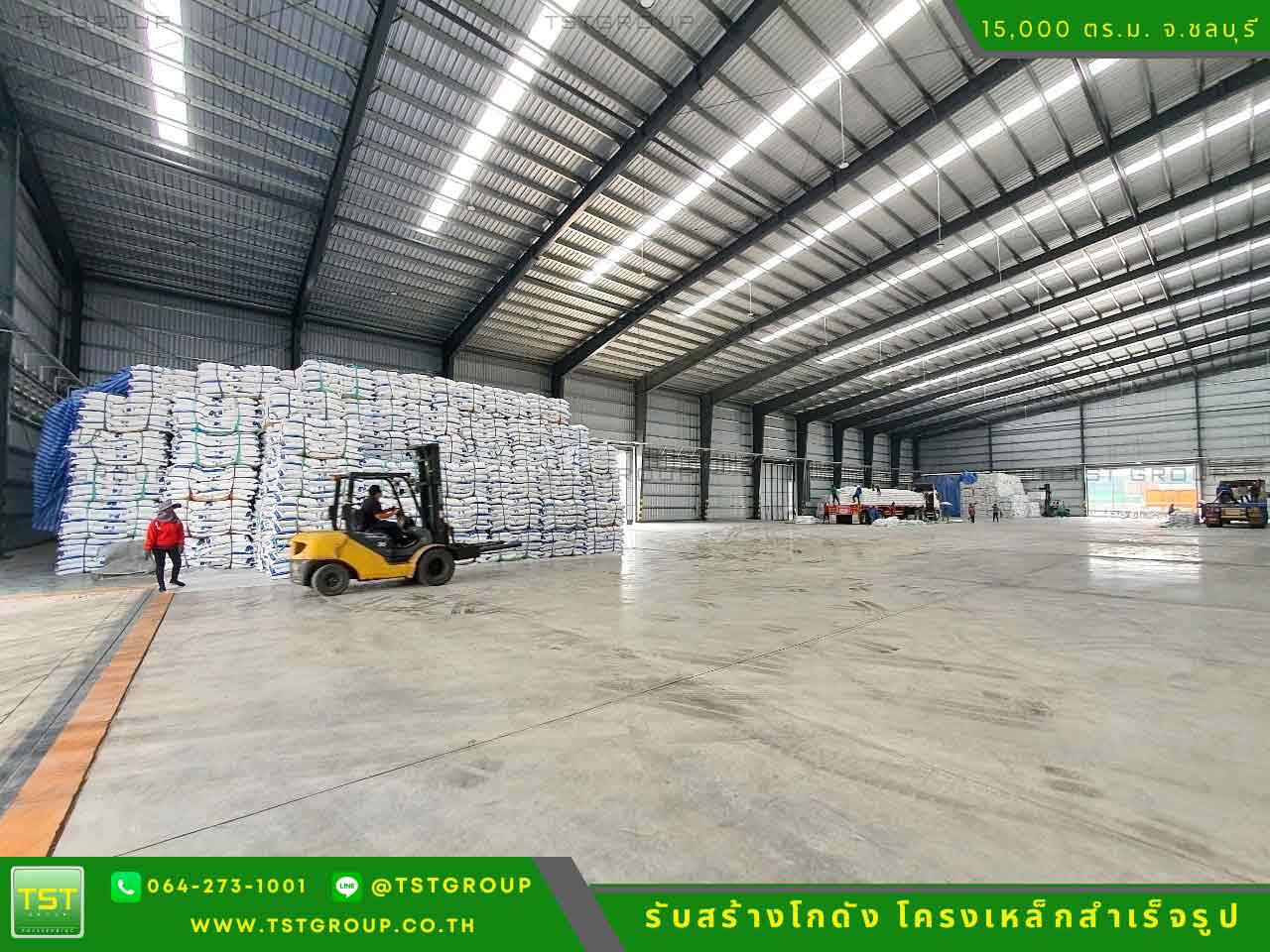 รับสร้างโกดังสําเร็จรูป, ออกแบบอาคารโครงเหล็กสำเร็จรูป ระบบ PEB | TST GROUP