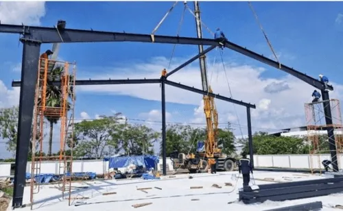 TST GROUP รับสร้างโกดังสำเร็จรูป โรงงานโครงสร้างเหล็ก ระบบ PEB | TST GROUP