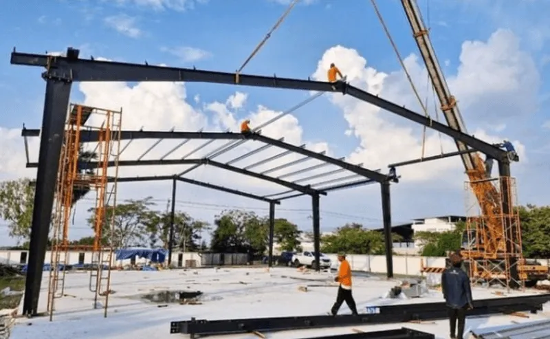 TST GROUP รับสร้างโกดังสำเร็จรูป โรงงานโครงสร้างเหล็ก ระบบ PEB | TST GROUP