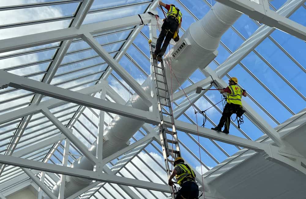 Swimming centre cleaning