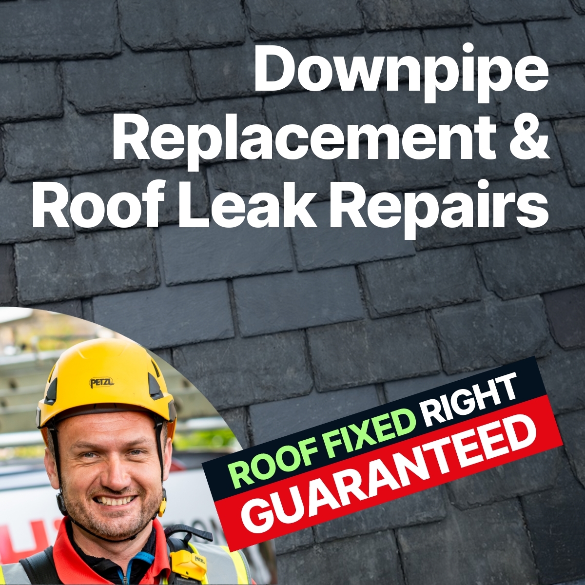 Downpipe Replacement & Roof Leak Repairs