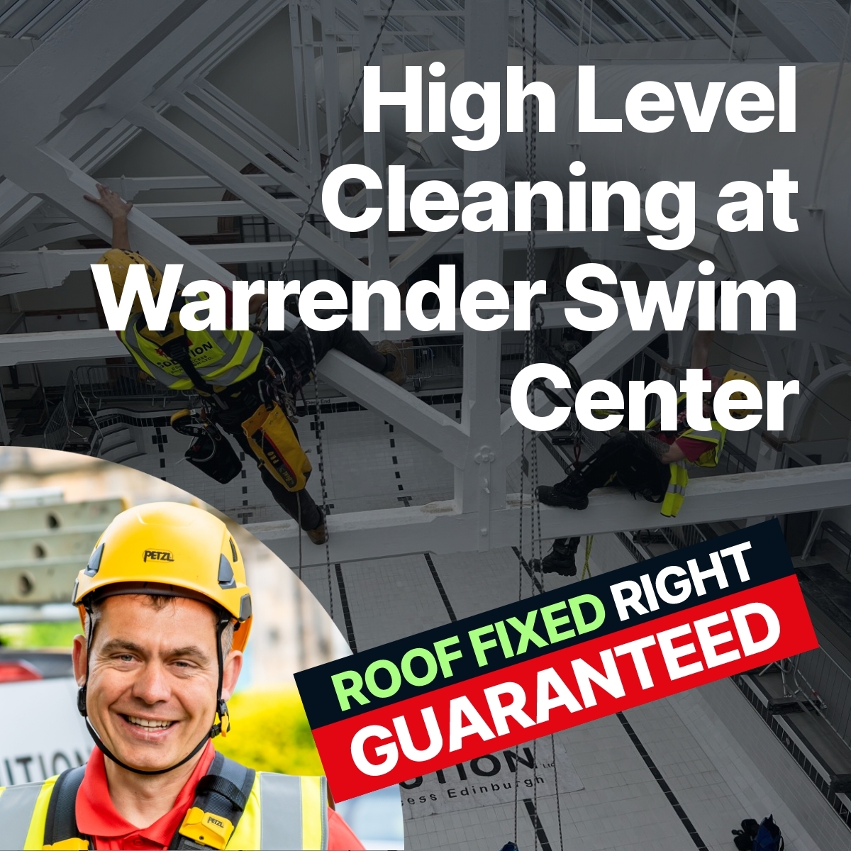 High Level Cleaning at Warrender Swim Center