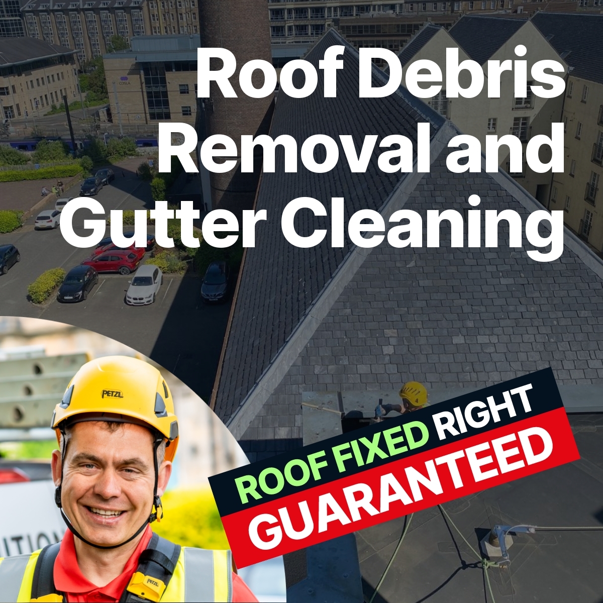 Roof Debris Removal and Gutter Cleaning