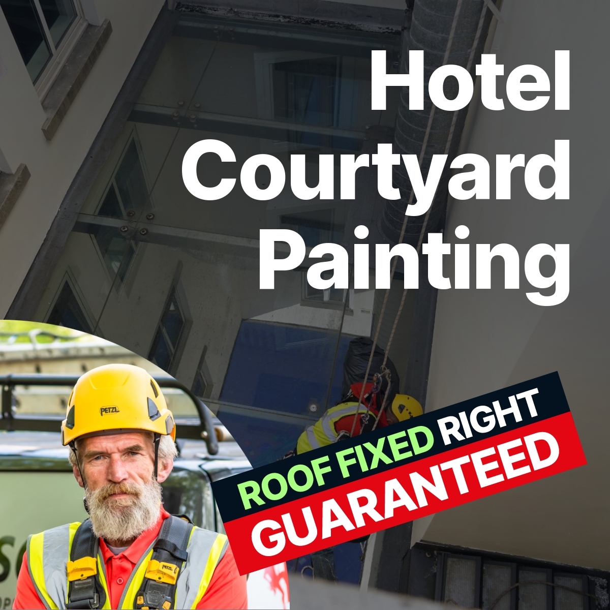 Hotel Courtyard Painting