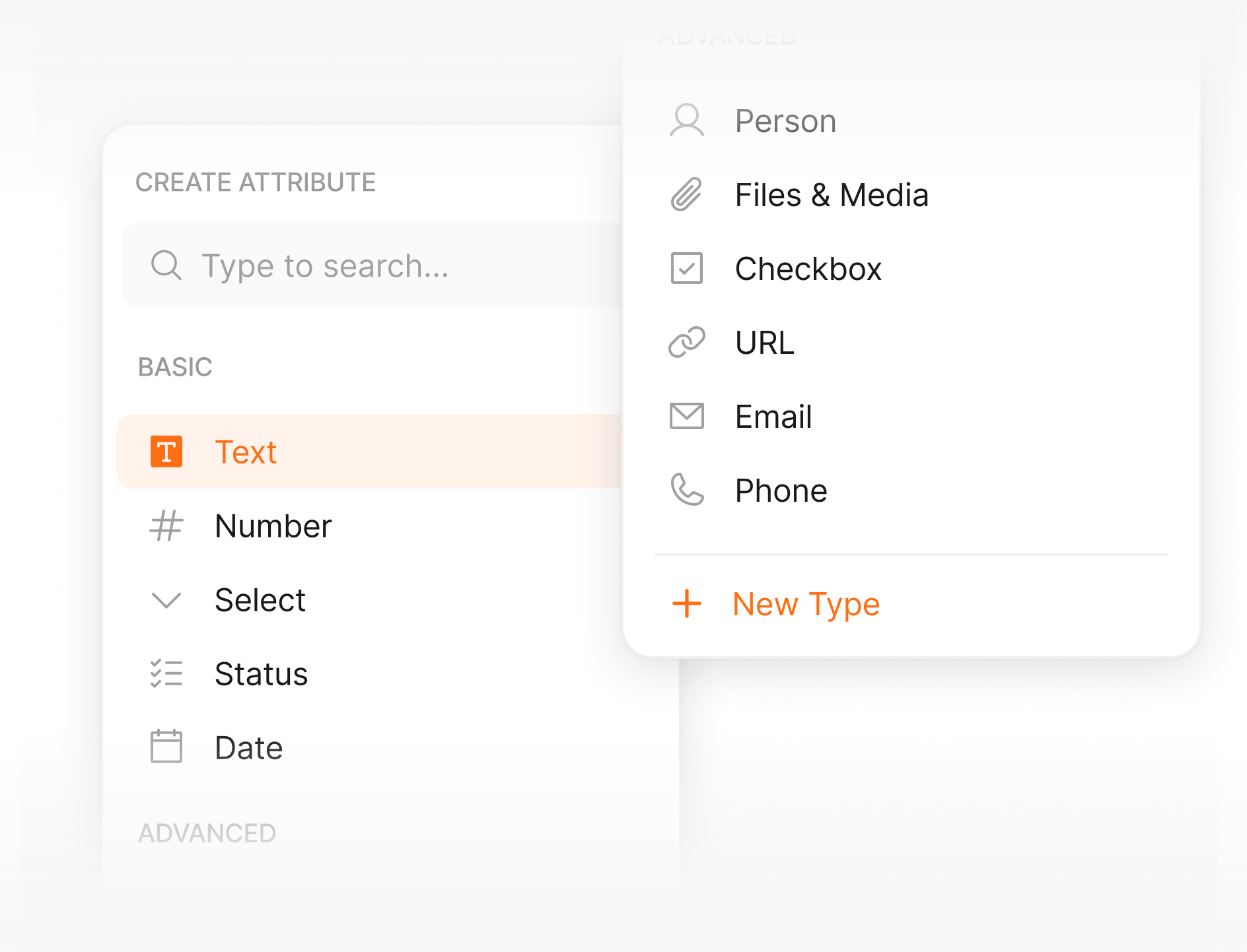 Custom and pre-built attributes