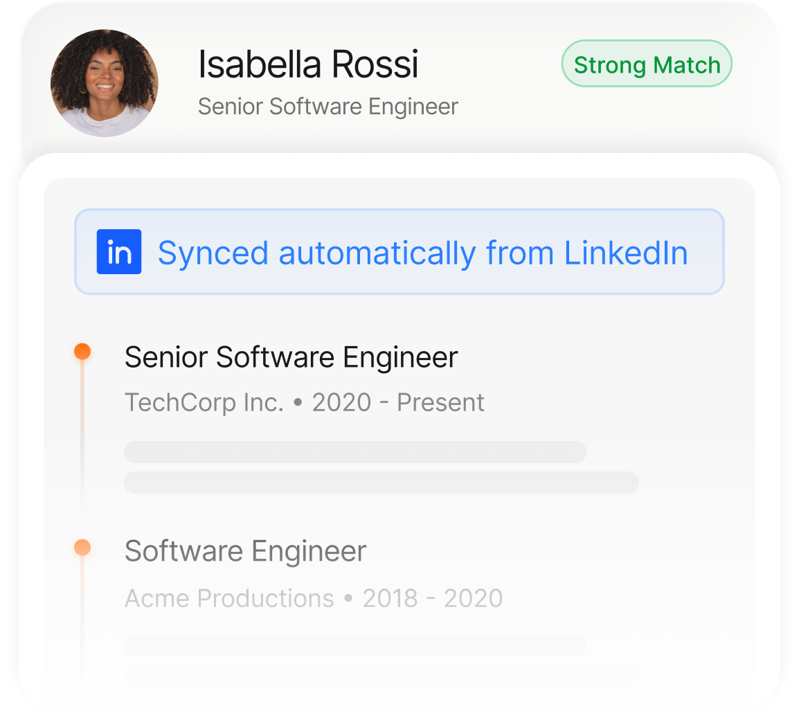 Linkedin auto-sync