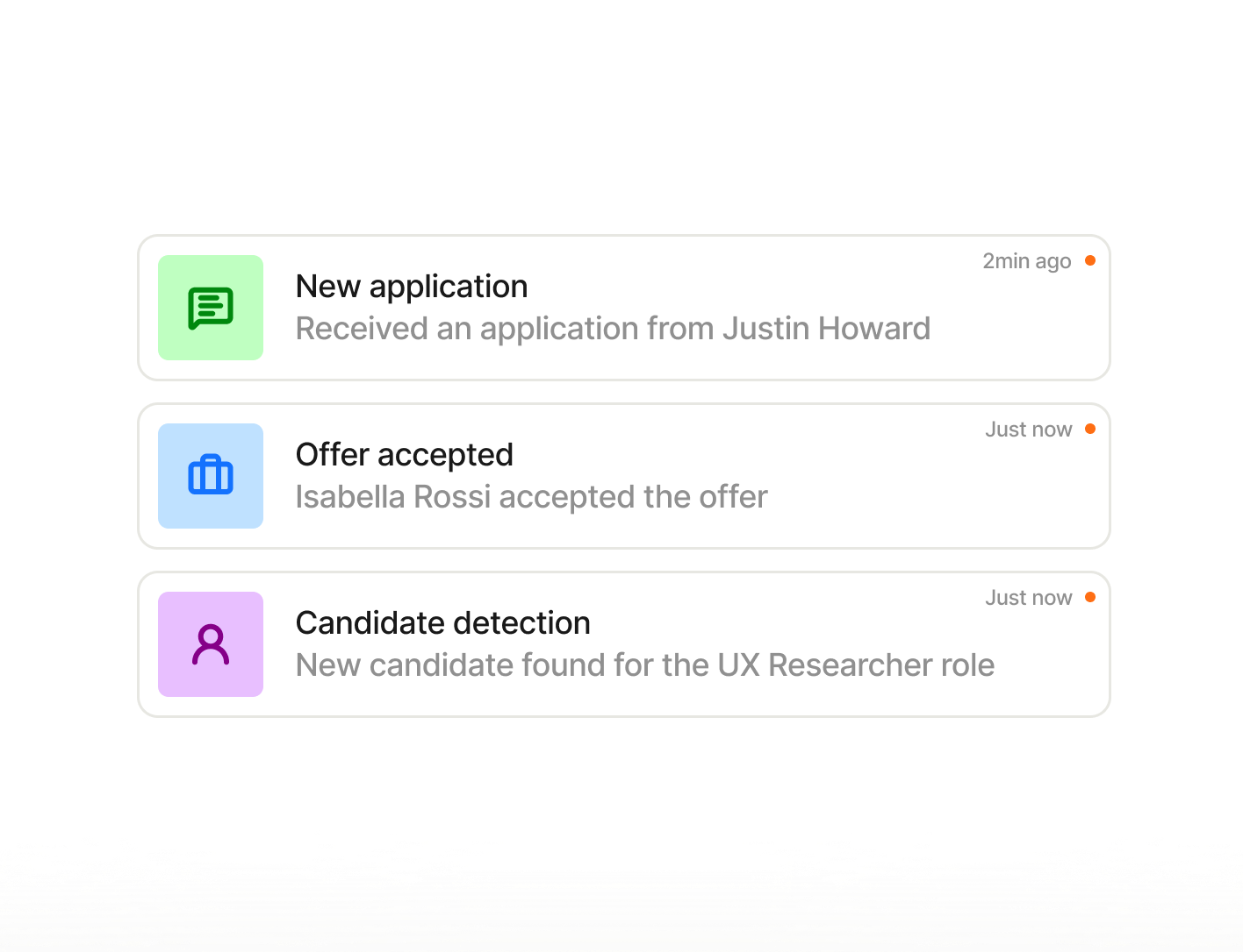 Real-time notifications