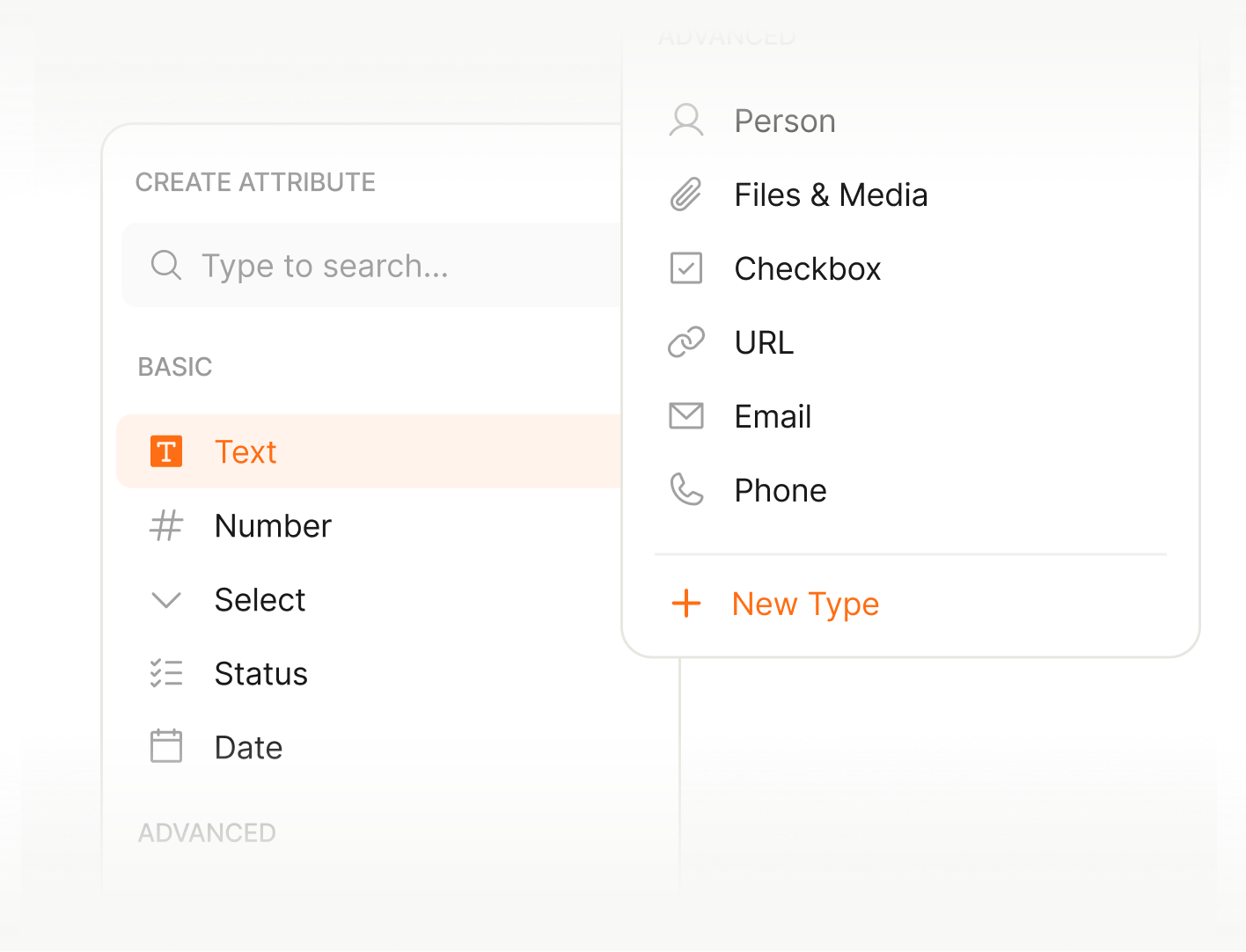 Custom and pre-built attributes