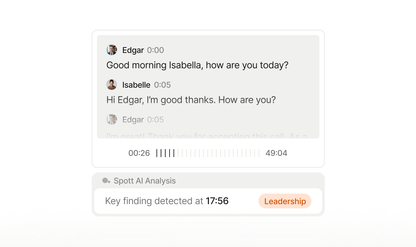 Conversation-driven updates