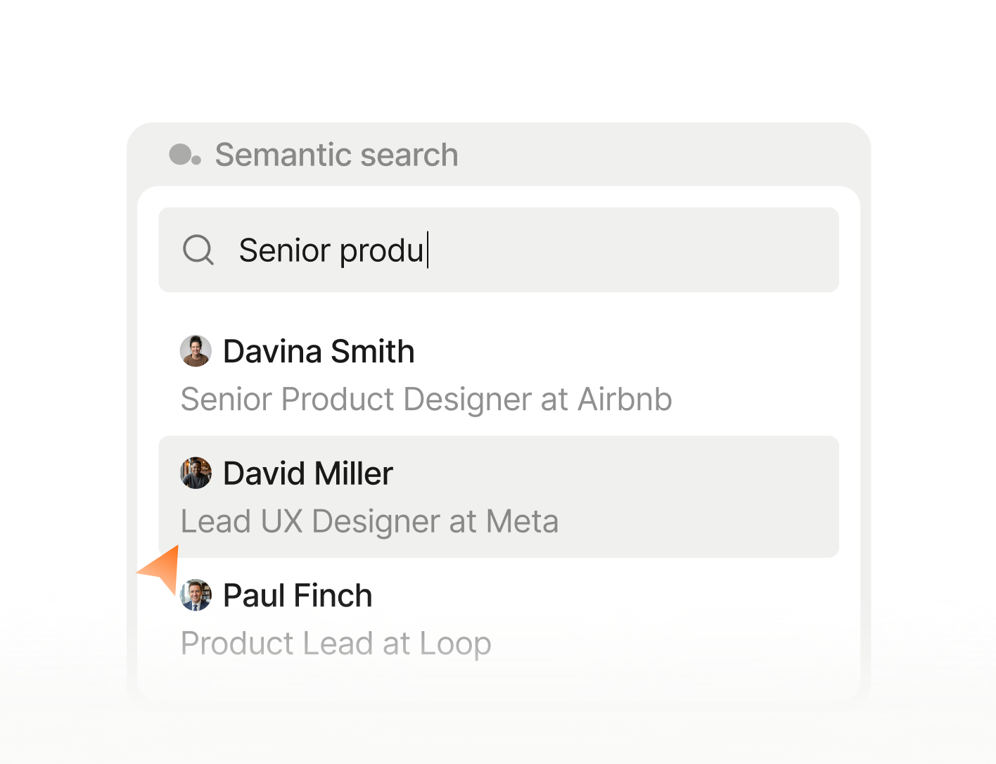 Full semantic search