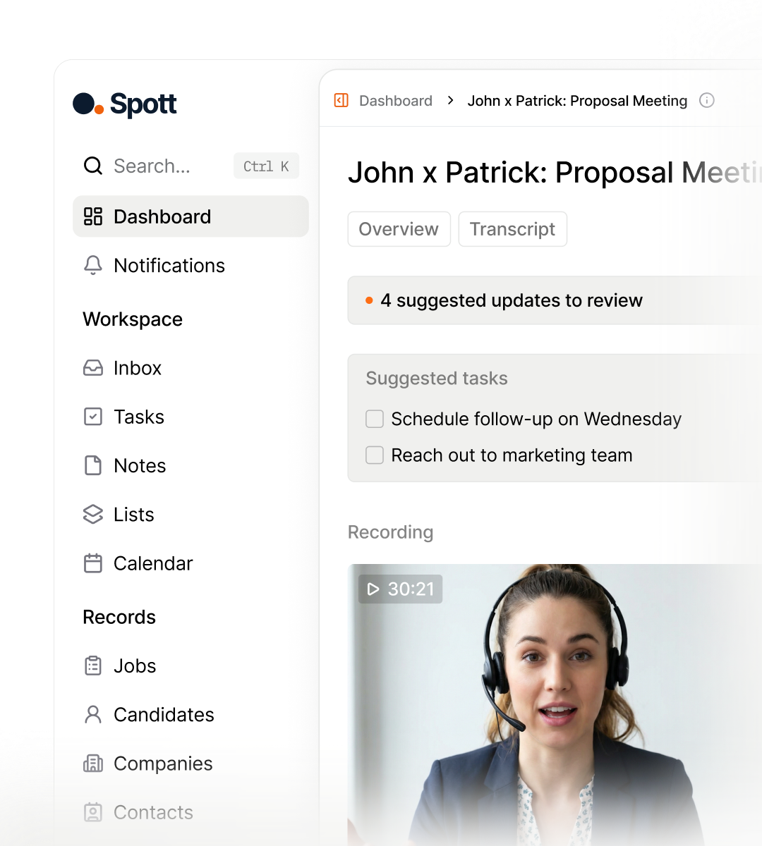 Integrated ATS & CRM