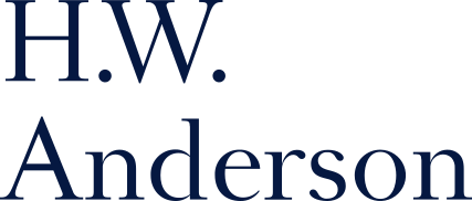 Text reading 'H.W. Anderson' in a serif font.
