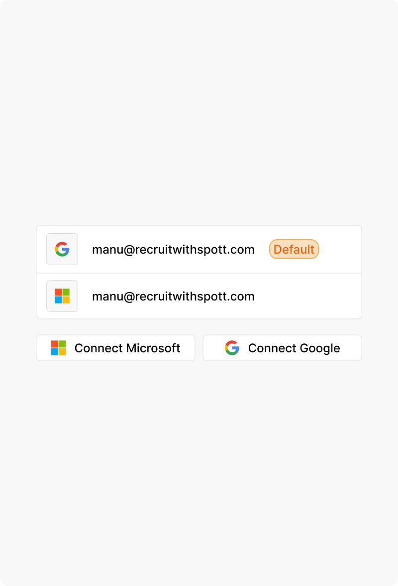Multiple sending domains