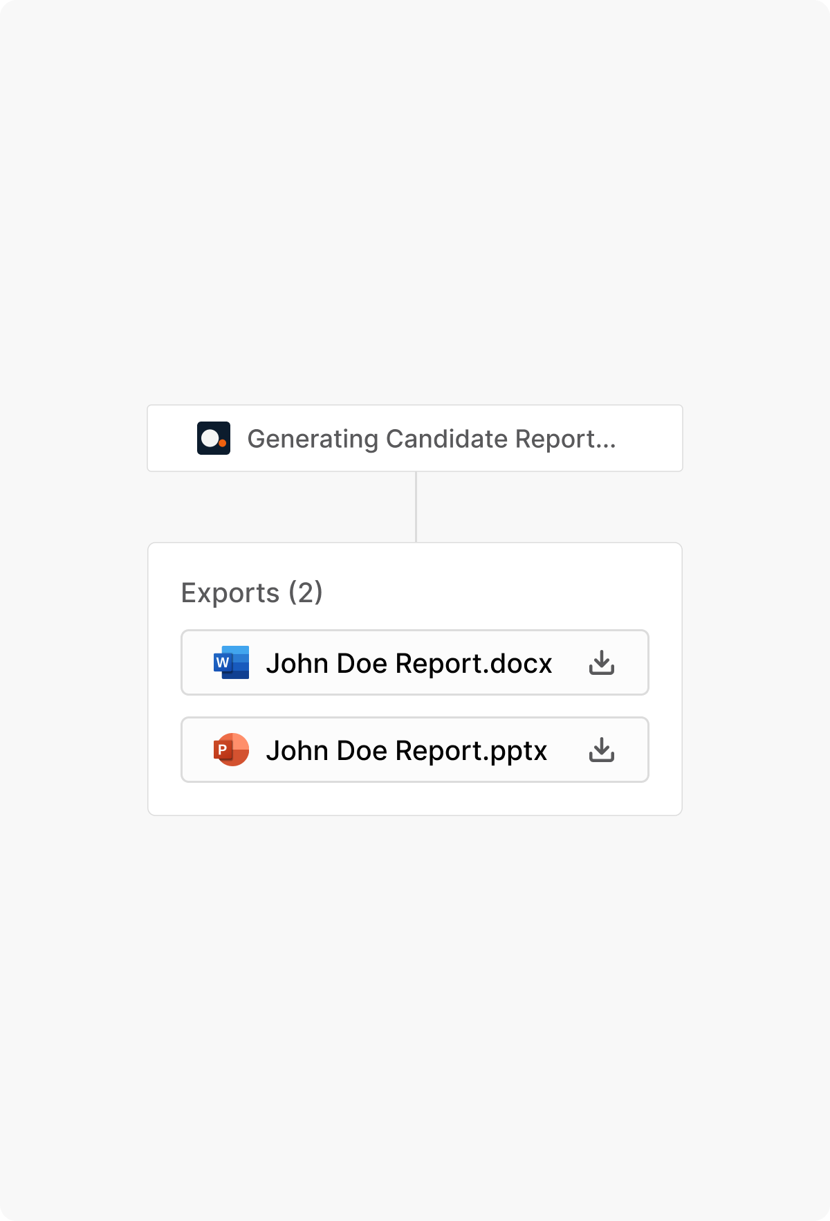 Agents to generate Executive Candidate Reports