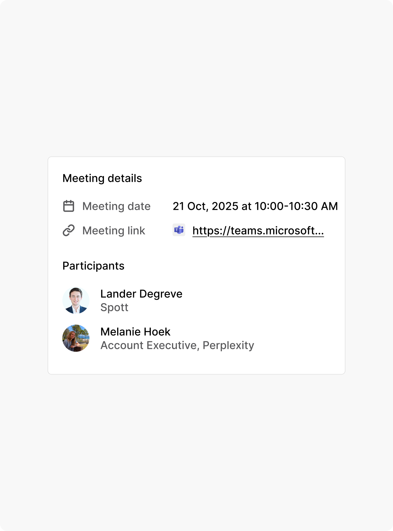 Connects to your data automatically