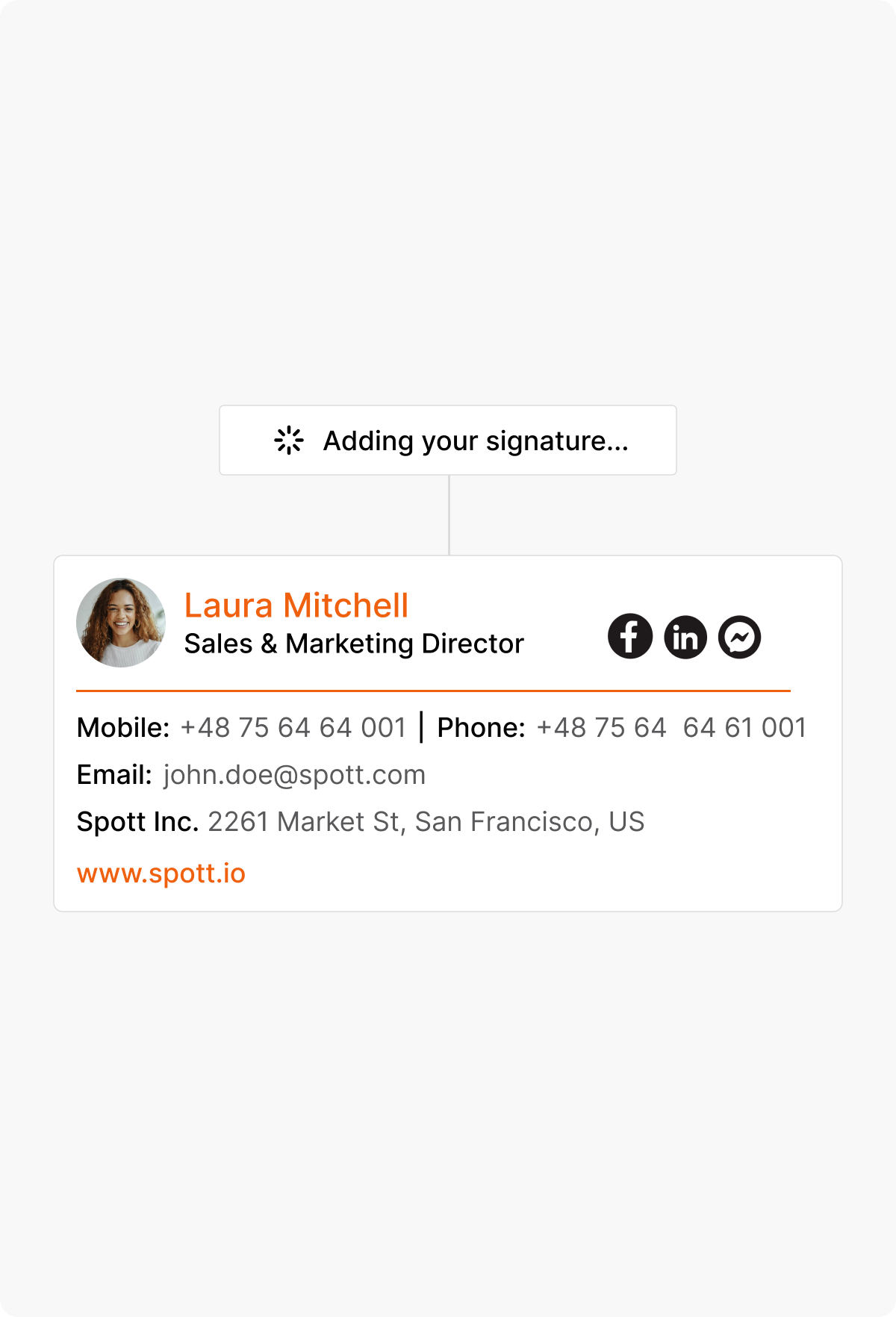 Bring your own signature