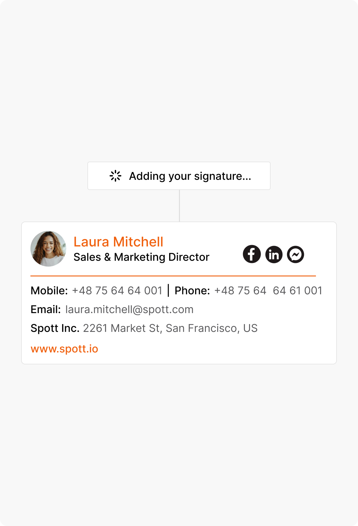 Bring your own signature