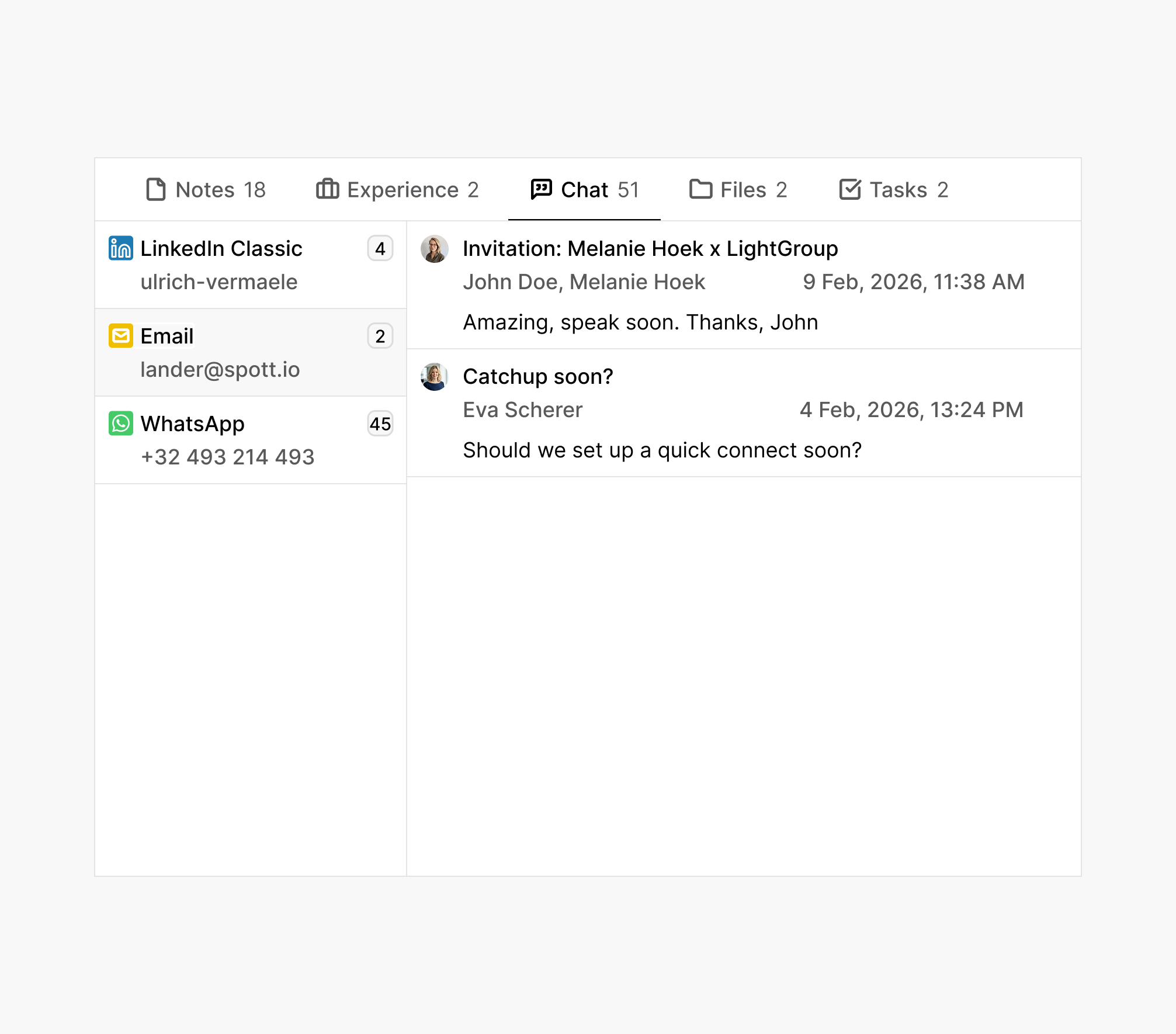 Unified Inbox: All your conversations, one place
