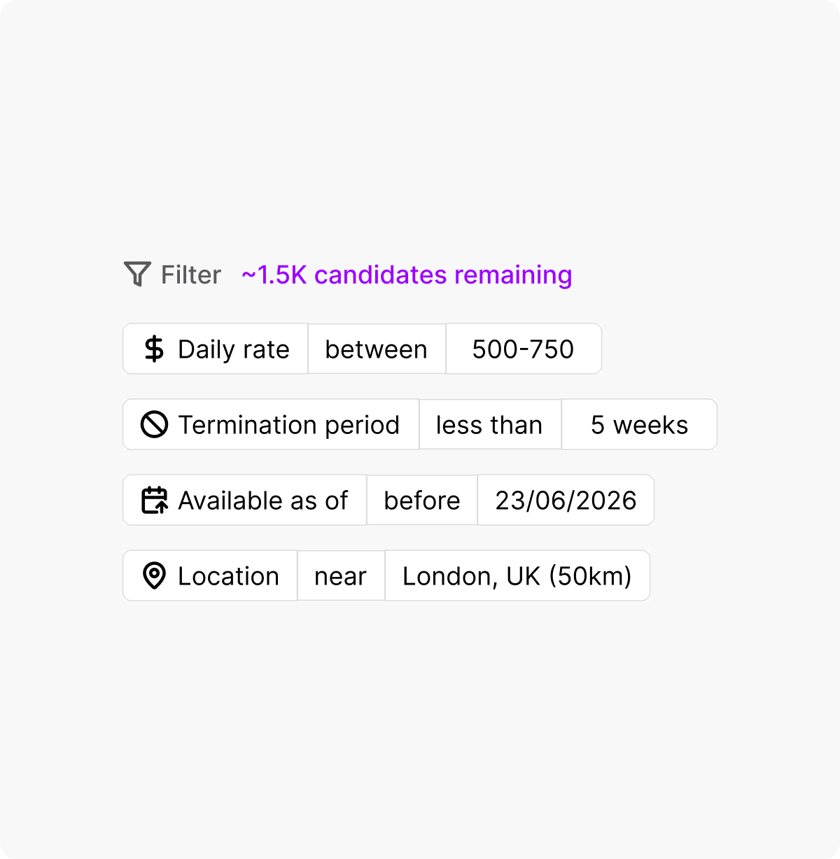 Availability-first matching