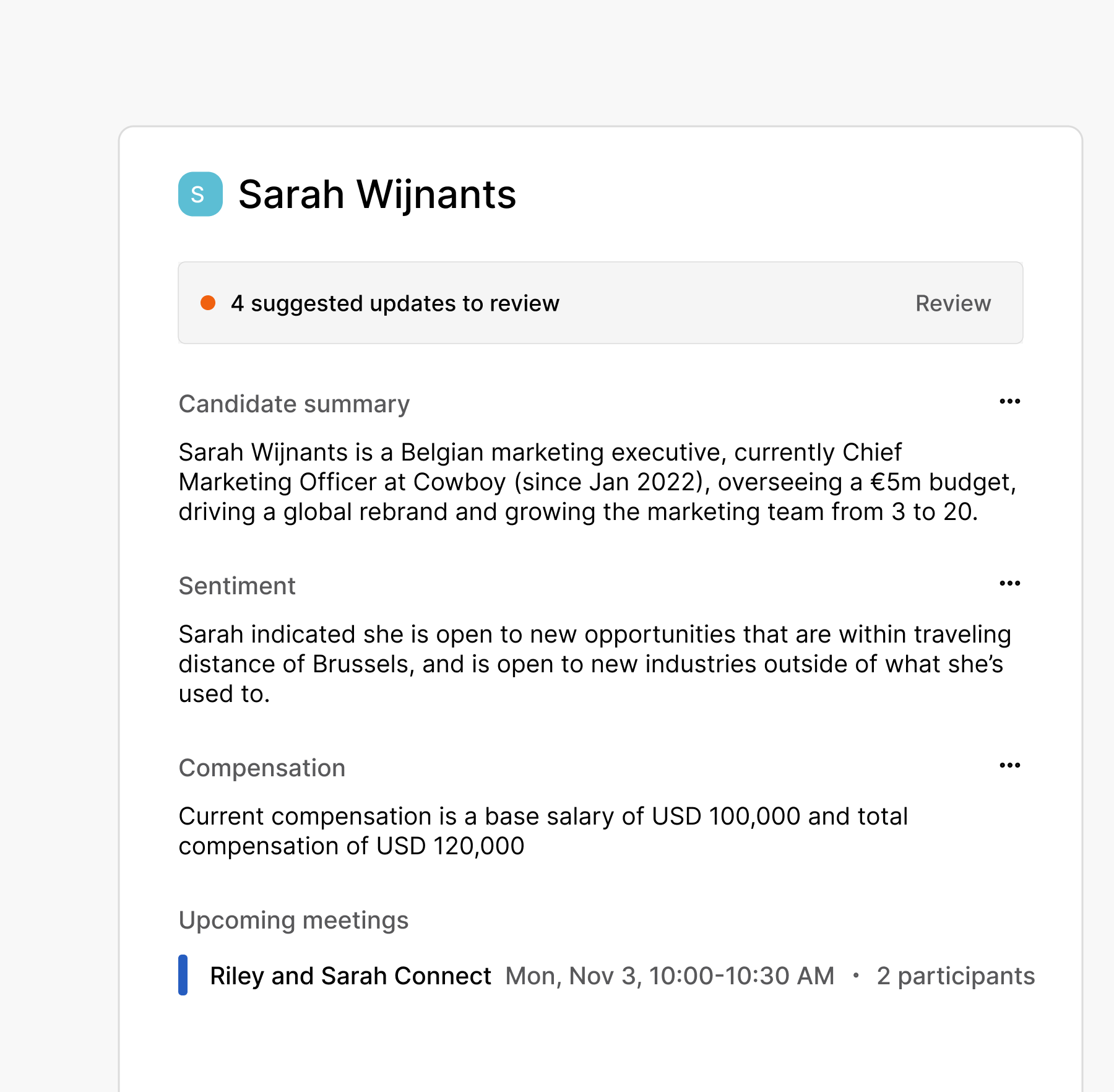 Context before every call
