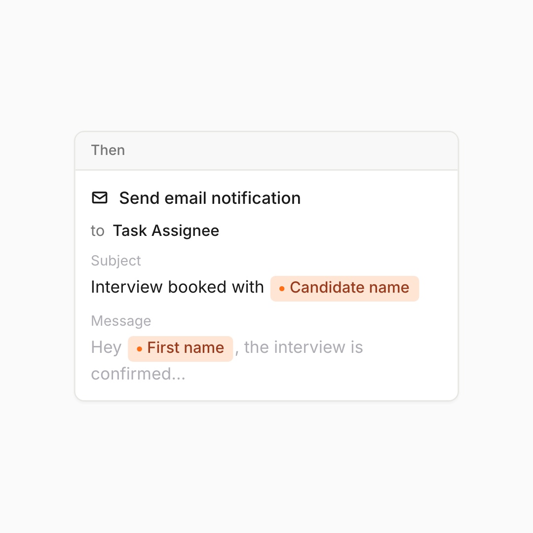 Notify the right person, instantly.