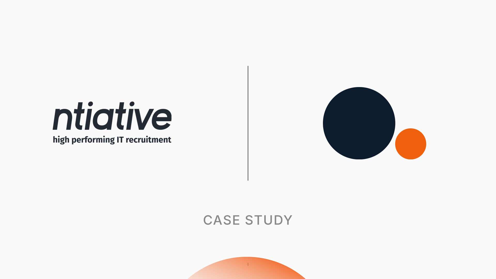 ntiative and Spott logos side by side, case study cover