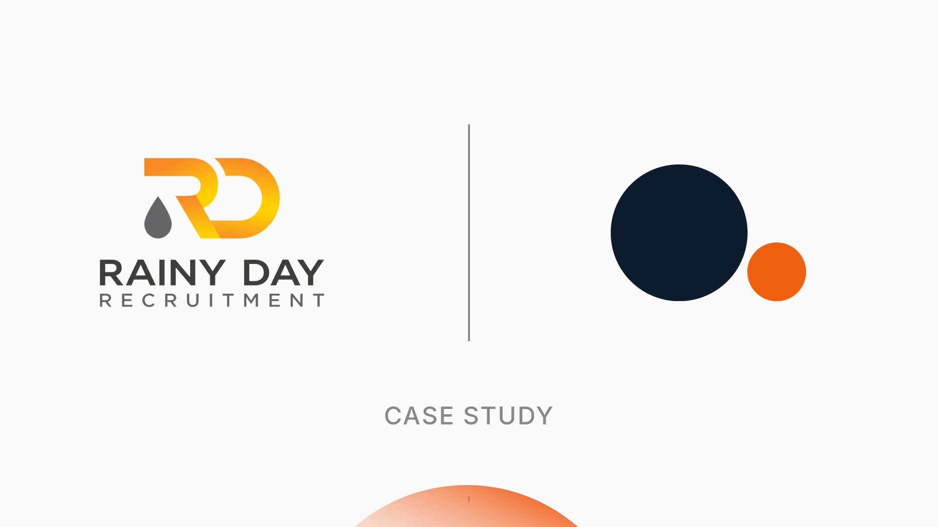 Rainy Day Recruitment and Spott logos side by side, case study cover