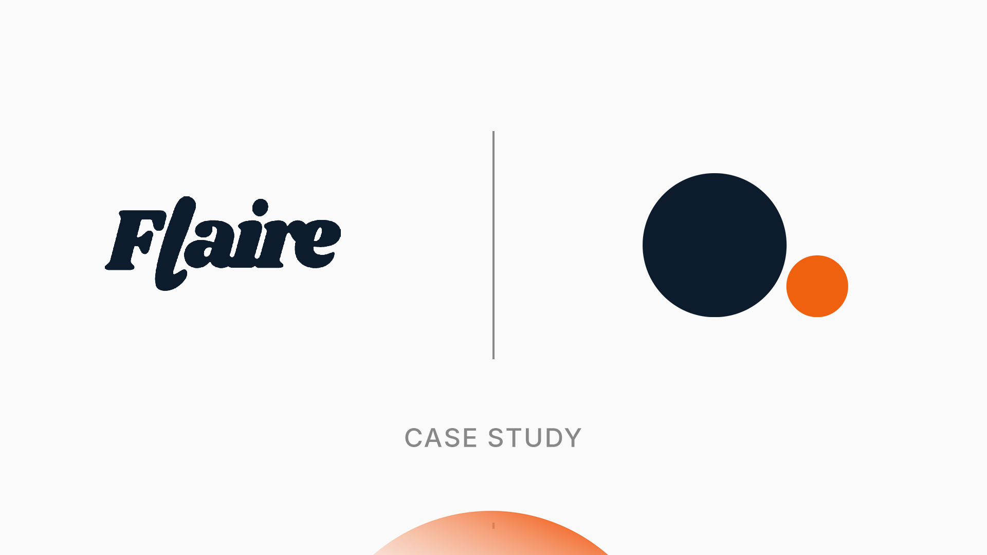 Flaire and Spott logos side by side, case study cover