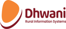 Dhwani Rural Information Systems logo.