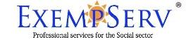 ExempServ logo with the tagline 'Professional services for the Social sector'.