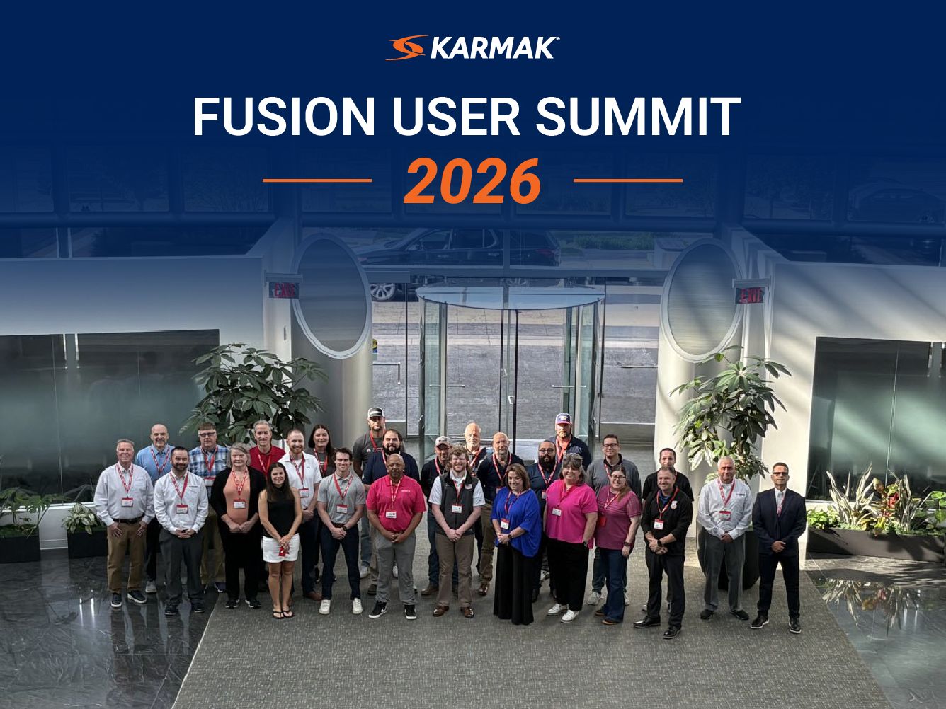 Picture of Commercial Transportation professionals at the Karmak International Fusion User Summit