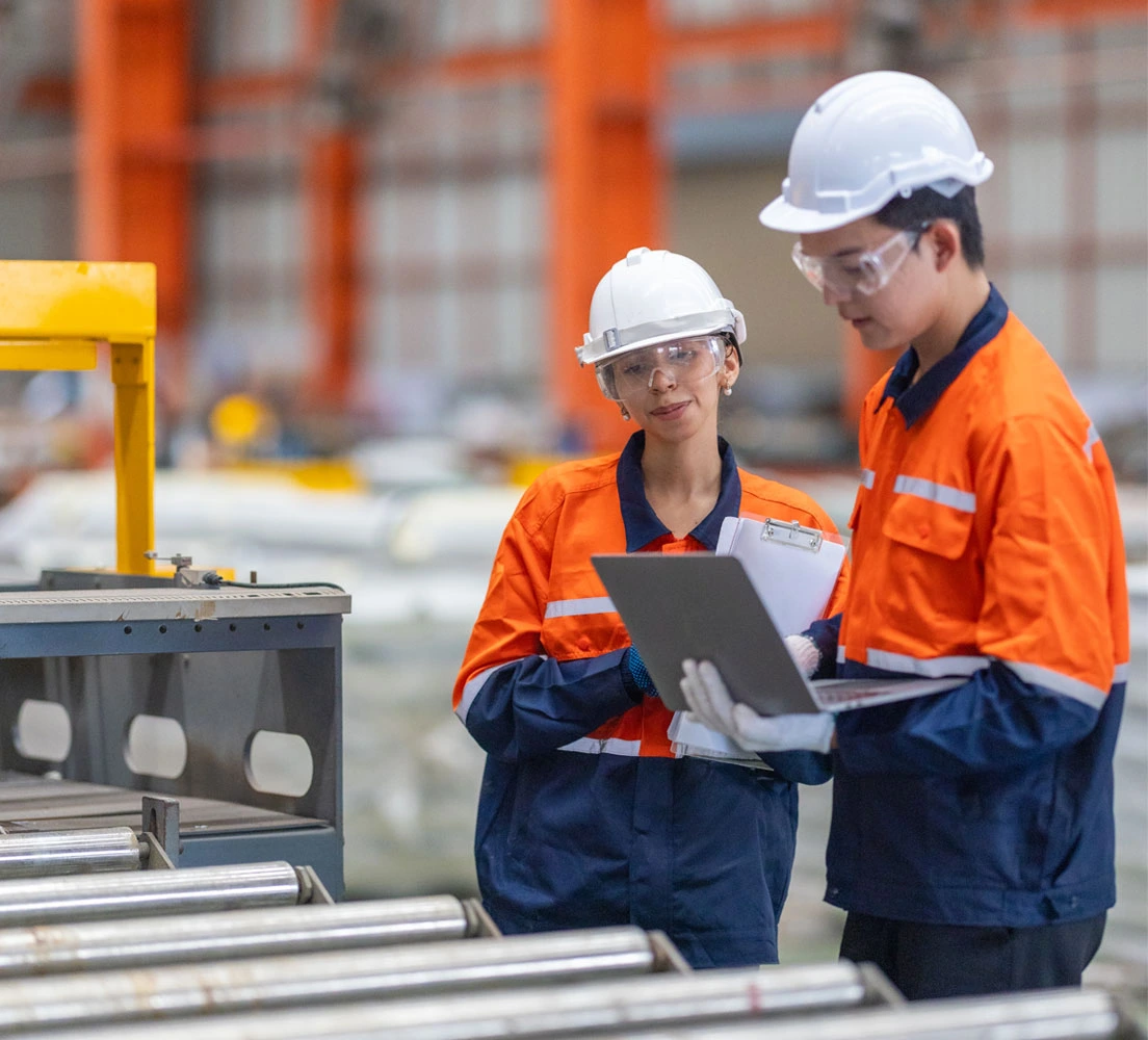 quality management checks by renewable energy business