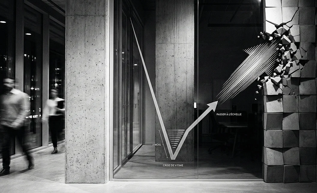 Scaling at startup speed: how to bypass the 3-month V-time crisis