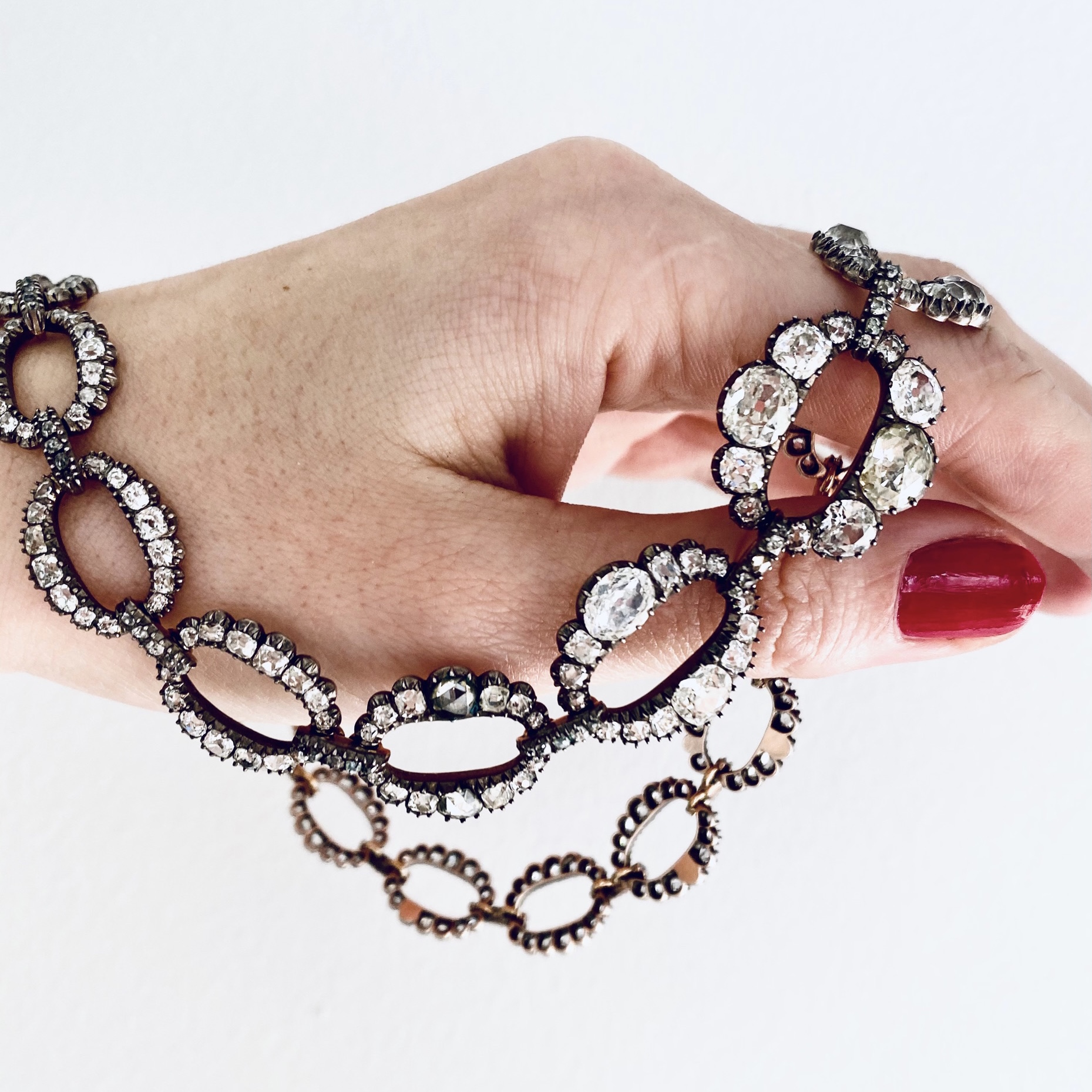 Georgian Diamond Necklace 