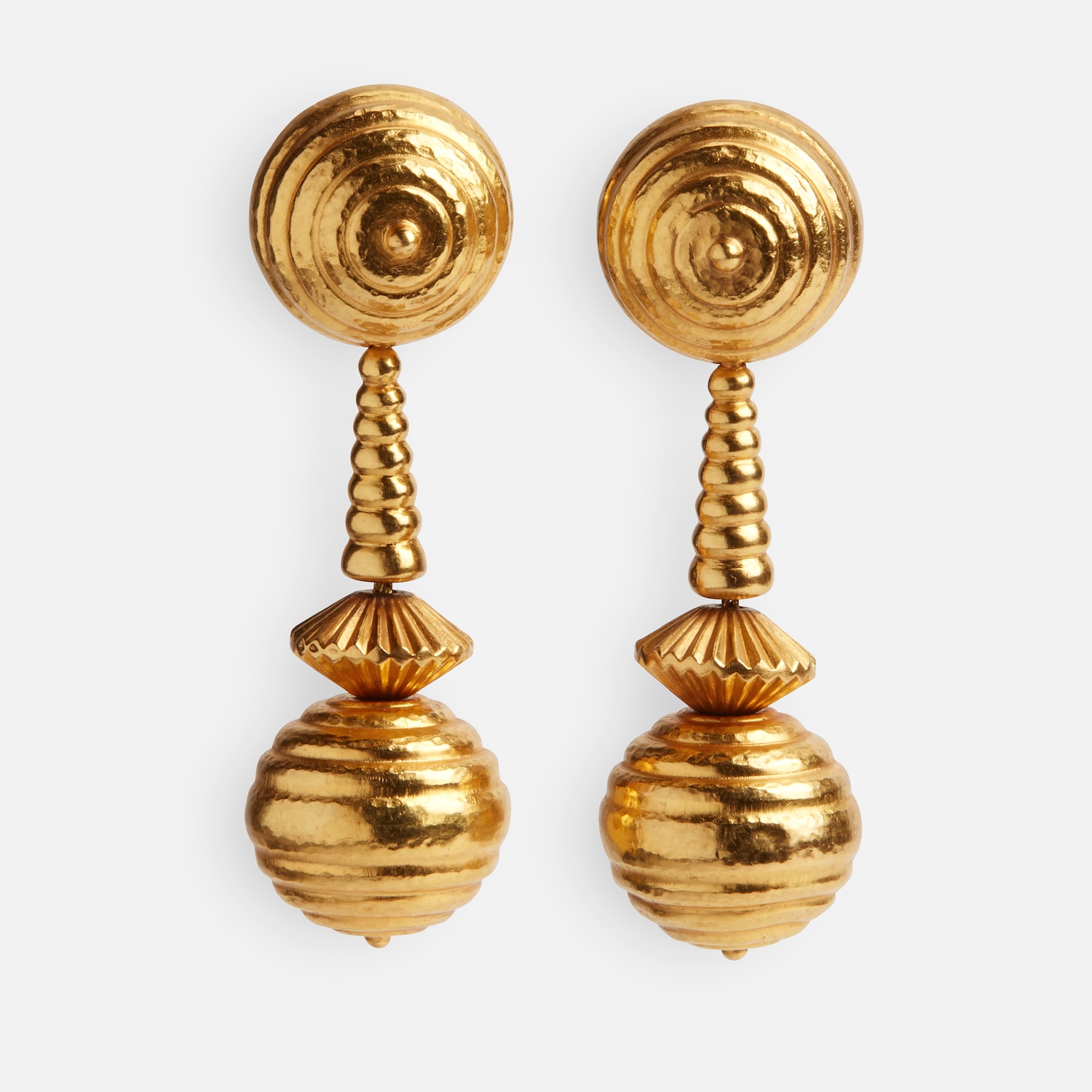 Lalaounis Gold Earrings