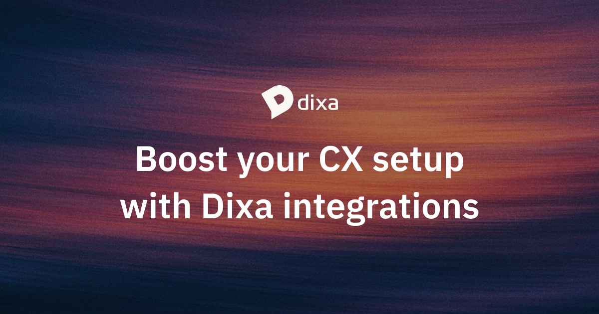 Integrations | Dixa