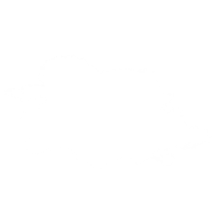 White cloud shape on a black background.