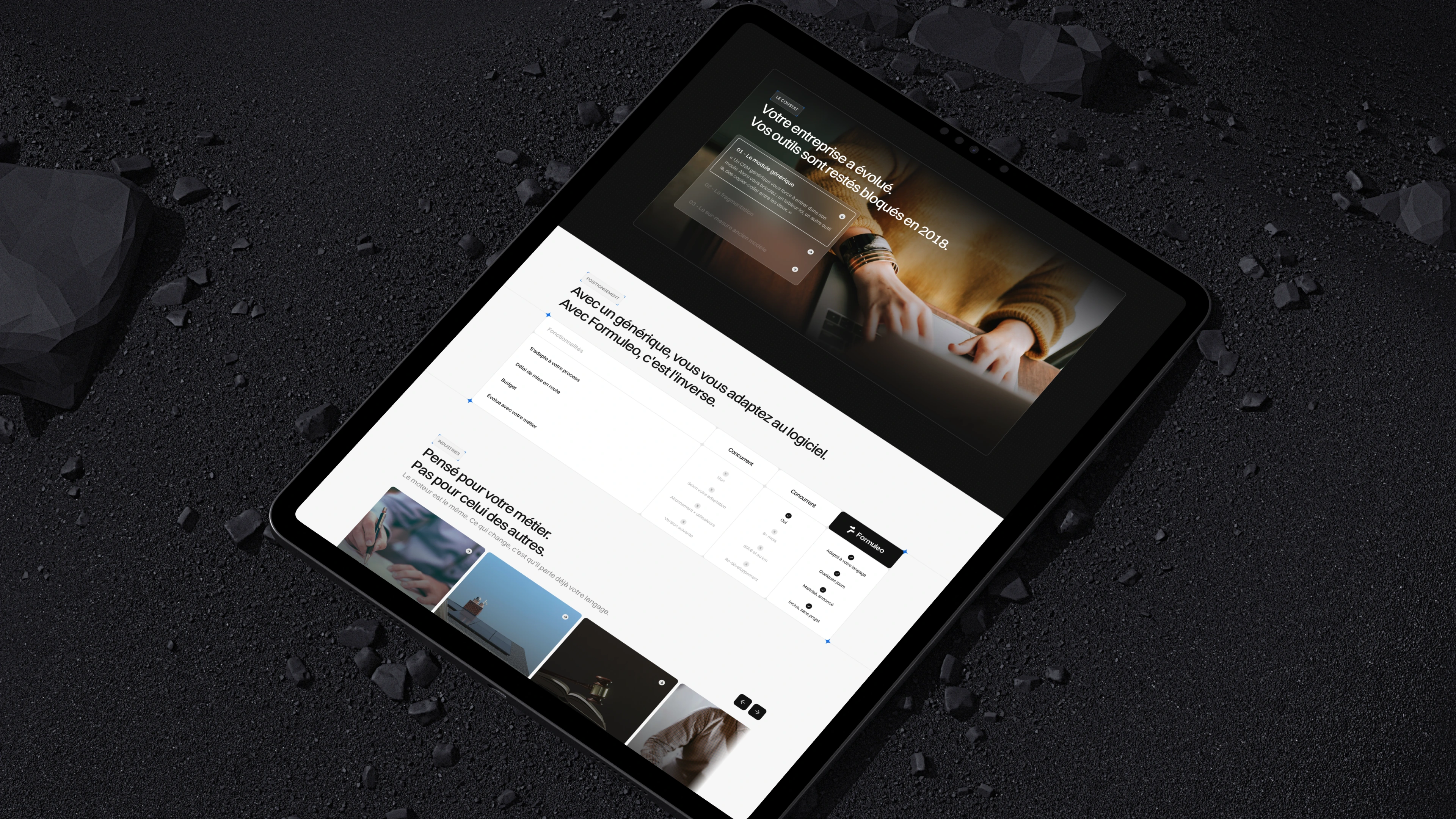formuleo ipad website