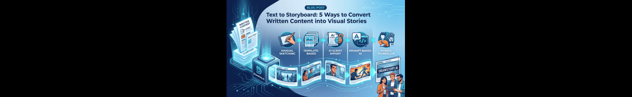 Five proven methods to convert text to storyboard, from manual sketching to AI script import. Compare speed, cost, and skill level for each approach.